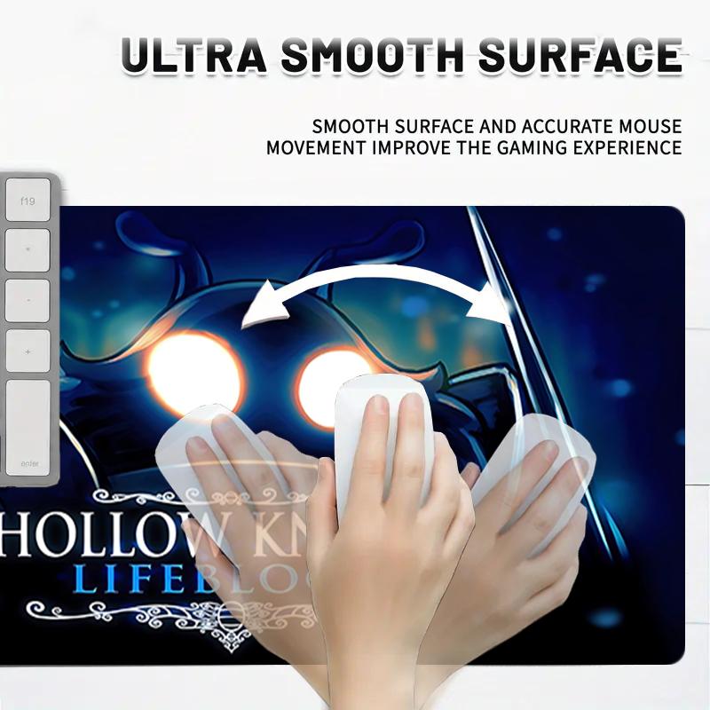1Pc Hollow Knight Lifefood Gaming Mouse Pad Keyboard Desk Mat Non-slip Rubber Lock Edge Waterproof Computer Mousepad for Office Home Decor Y1215