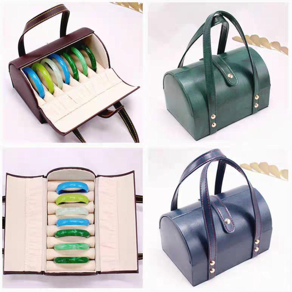 7Positions Bracelet Display Box Dustproof Bracelet Carrying Case Watch Protective