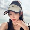 Солнцезащитная бейсболка женская летняя с изогнутым козырьком, защита от УФ-лучей, шляпа от солнца без верха, для занятий спортом на открытом воздухе, с козырьком в форме утиного языка, шляпа с открытым верхом, мужская