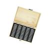 Elegant Wooden Storage Box for 50pcs Coins Case Holder Display