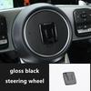 Car 3D ABS Sticker Front Emblem Badge Decals Black Badge Logo Emblem Cover Fit For Great Wall GWM TANK 300 2021-2025