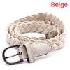 Beautiful Multiple Color Type Twisted Wax Woven Belt For Lady Girl