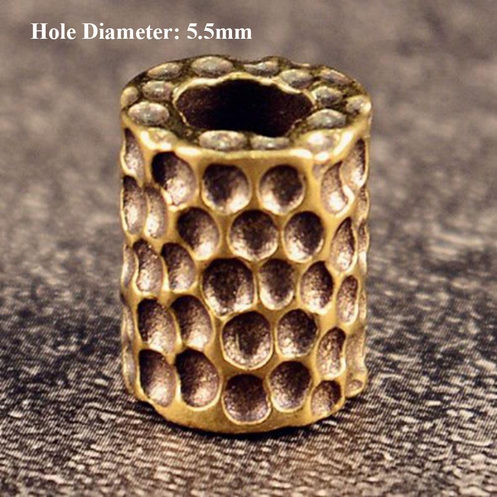 Браслет-кольцо ручной работы в стиле ретро с бусинами, шнурок-подвеска, EDC инструмент для улицы