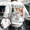 ONE PIECE Anime Nami Printed Cotton T-shirt Men's Women's Loose Short Sleeve Casual Hip Hop Streetwear High Quality Female Male Clothing