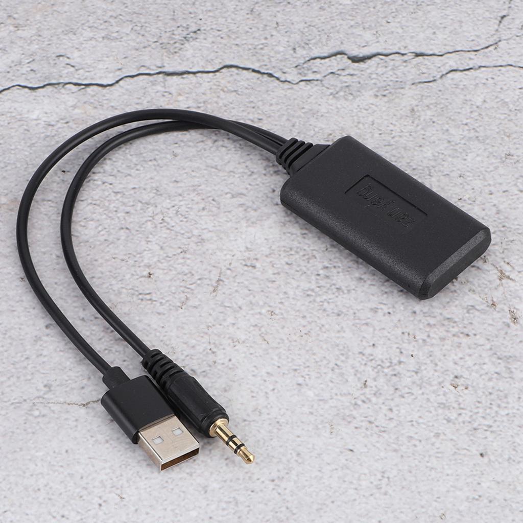 3.5mm0.14in Car AUX Audio Cable Wireless Bluetooth Receiver Adapter HIFI Stereo Music Auto