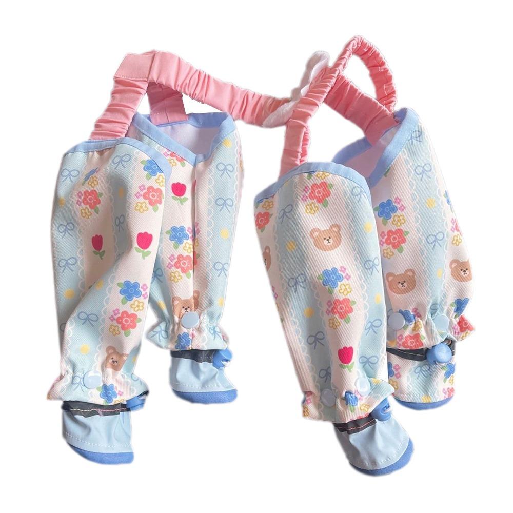 Полиэстеровые брюки для собаки на четыре лапы с обувью, брюки для защиты лап собаки, лето