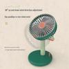 Стильный компактный настольный вентилятор 2022 года с зарядкой через USB и тремя скоростями вращения