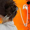 New Large Safety Pin Metal Hair Claws Barrettes Hair Accessories Hairclips Hairpins Headwear Gifts For Women Girls