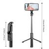 360 Degree Rotation Wireless Bluetooth Tripod Detachable Mobile Phone Camera Stand  Group Photo