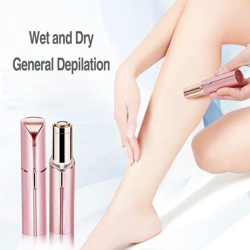 Средство для удаления волос из хрусталя, безопасно, легко чистится, многоразовая электробритва и помада, триммер для бровей, мини-бритва для лица