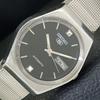 AUTOMATIC 6309A VINTAGE SEIKO 5 JAPAN MENS BLACK COLOR DIAL WATCH A701503-5 R206b-a701503