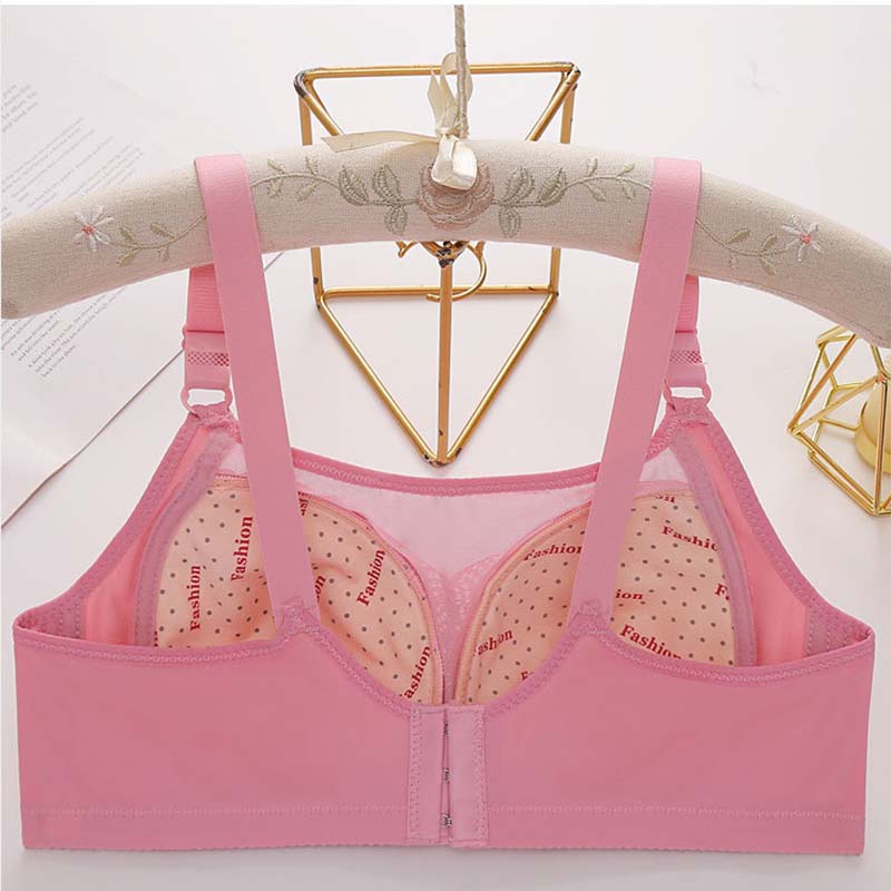 Удобный сборчатый антибликовый тонкий срез собранный без стального кольца антипровисающий красивый задний женский бюстгальтер