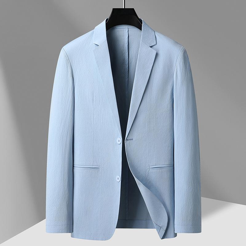 Костюм Весна и Лето Подкладка Тонкий Мужской Повседневный Костюм Корейский Стиль Тонкий Мужской Повседневный Костюм