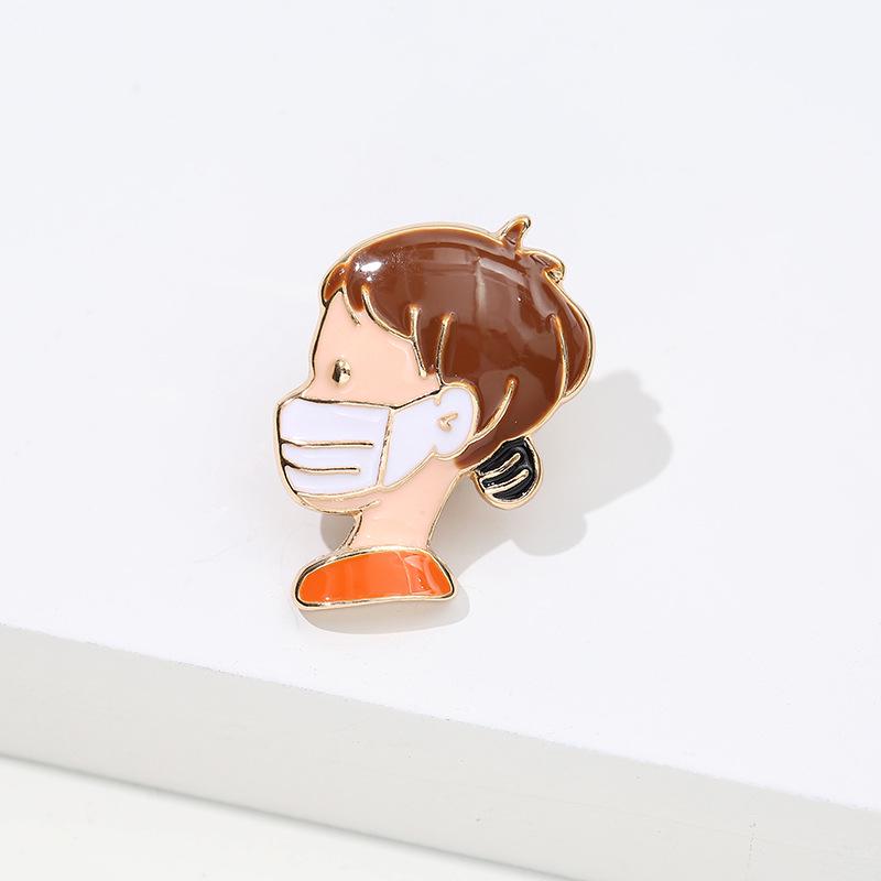 Броши для профилактики эпидемий в больнице Ухань: Мультсериал с термометрами, заботливыми врачами, медсестрами и другими креативными дизайнами.