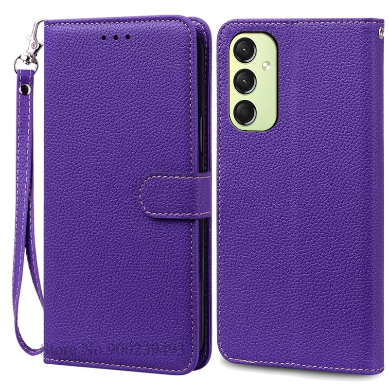 S24FE S24 FE Чехол Для Samsung S24 FE Чехол Кожаный Чехол-Книжка с Кошельком Для Samsung Galaxy S24 FE Чехол S 24 FE Чехлы Coque Fundas