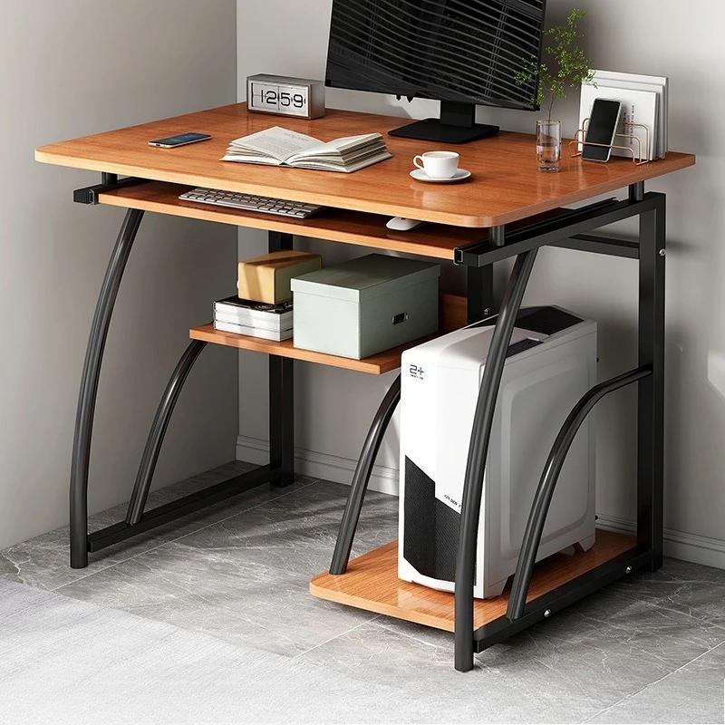 Металлические компьютерные столы для игровой комнаты, игровой стол с местом для системного блока, простые прочные материалы, многофункциональный письменный стол для комнаты