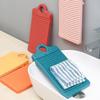Mini Non-Slip Plastic Washboard: Compact Hand-Held Scrubbing Board for Household Laundry