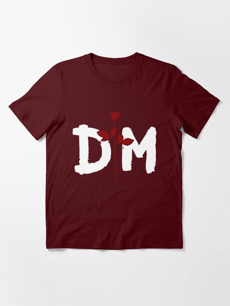 Depeche Mode(DM) logo and red rose, D-P-CH-MOD- Essential T-Shirt