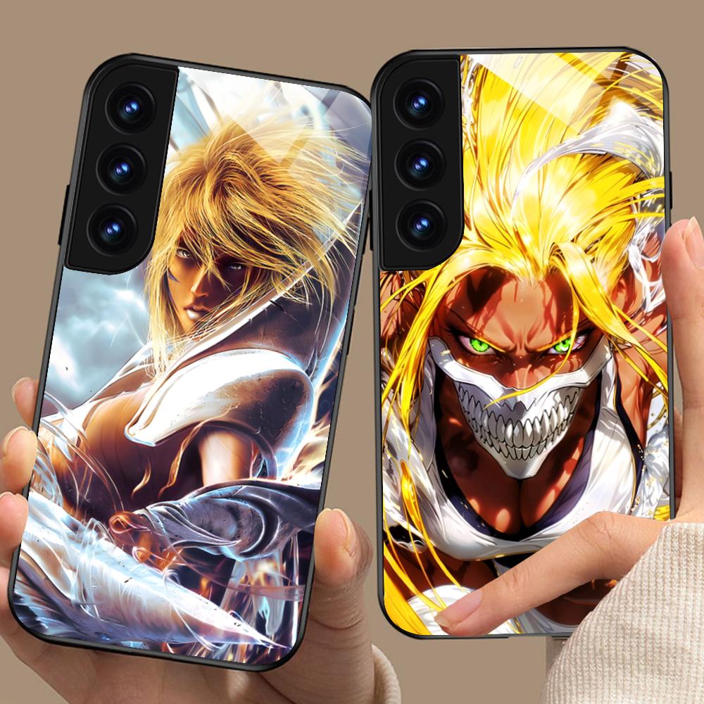 Чехол для телефона Bleach Tier Harribel для Samsung Galaxy S26 S25 S24 S23 S22 S21 S20 Note20 Plus FE Ultra Стеклянный Цветной Чехол