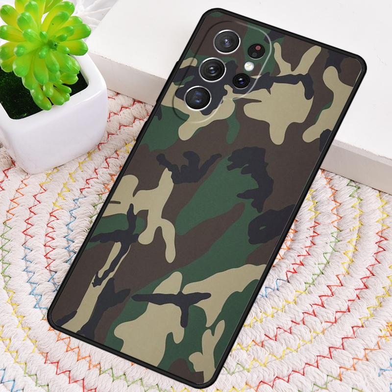 Камуфляжный Модный Чехол для Телефона Samsung Galaxy note 10 pro S26 Ultra S23 S24 FE S25 S21 S22 PLUS ударопрочный Чехол