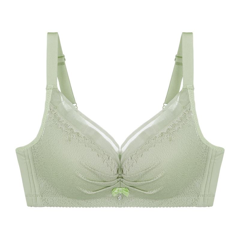 Сбор поддержки без стального кольца Тонкая чашка Нижнее белье Женское кружево Сексуальная дышащая коллекция груди для регулировки типа бюстгальтера для девочек-подростков