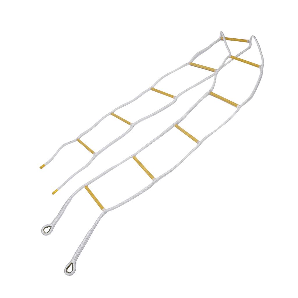 5 м пожарная лестница портативная нейлоновая 2000 фунтов подшипник быстро развертывается складная аварийная веревочная лестница