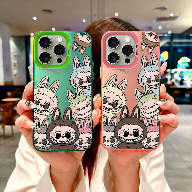 «Яркий очаровательный клан Лабубу» Модный чехол для серии Oppo/Realme. Oppo A12, A1 Pro, A16K, Reno6 Lite, A3x, A32, A58, A17, Realme 7i, 9i, V23, C15...