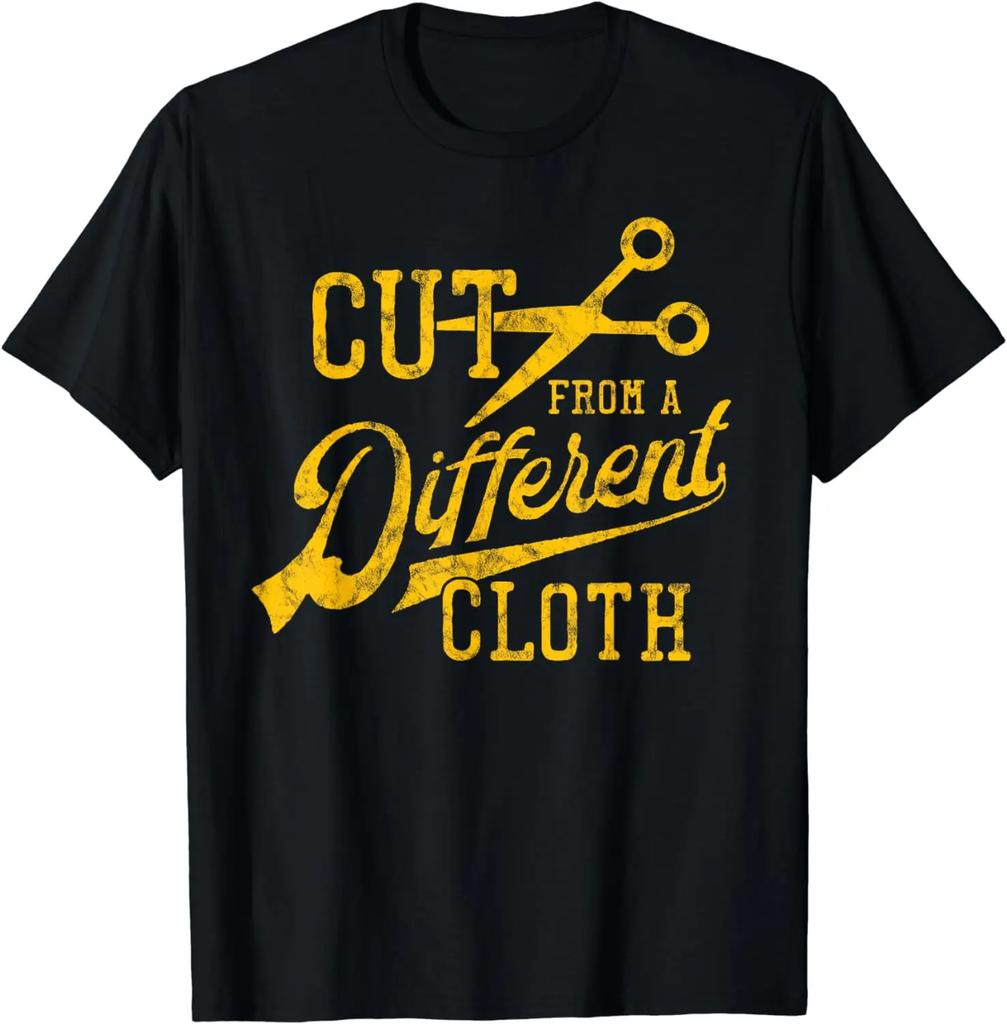 Cut From A Different Cloth Urban Hip Hop TShirt for Unisex Women Vintage Design All Seasons Oversized T Shirt