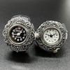 Finger Ring Watch Silver Color Ring Watch for Women Men Unique Design Vintage Retro Ring Watch