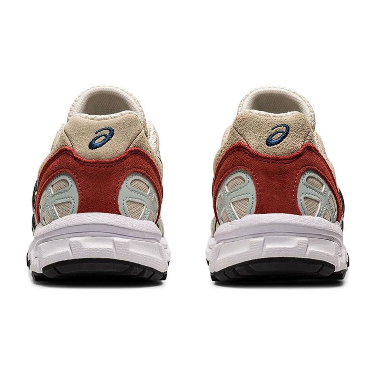 Asics Gel-Sonoma 15-50 Удобная Ткань Кожа Низкие Повседневные Кроссовки для Бега Унисекс Кроссовки Хаки Серый 1202A275-021