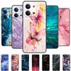 Для Xiaomi Redmi 15C 4G Европа Чехол Мраморный Мягкий Матовый Силиконовый Задняя Крышка Для Redmi15C Глобальный Poco C85 4G 15 C Полный Корпус Телефона