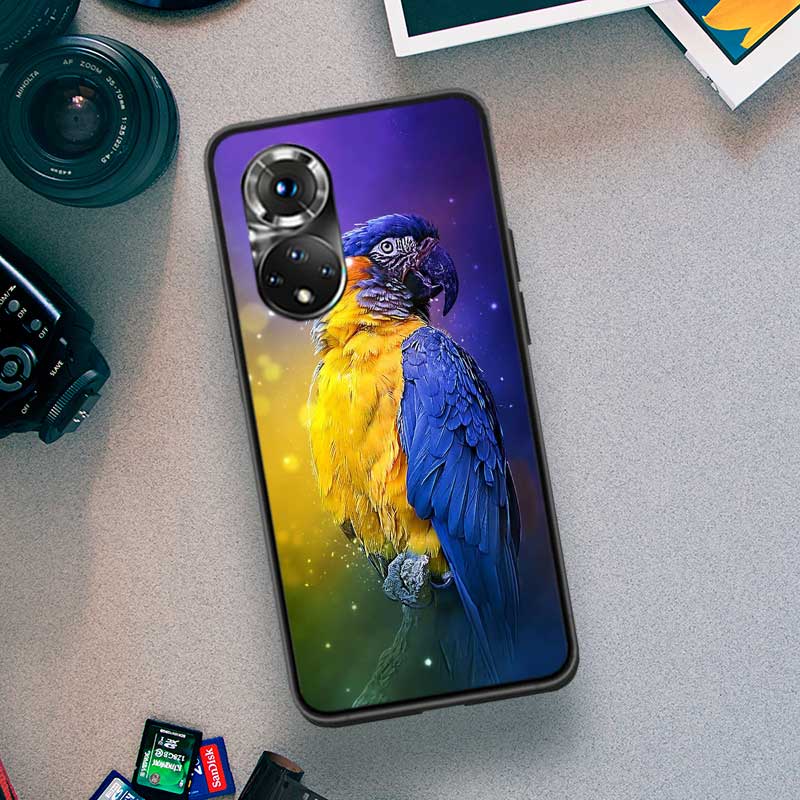 Чехол для телефона Parrot Bird для Huawei P Smart 2021 Y5 Y6 Y7 Y9 Honor 50 20 Pro 10 10I 9 9X Y9S 8 8A 8X 8S 7S