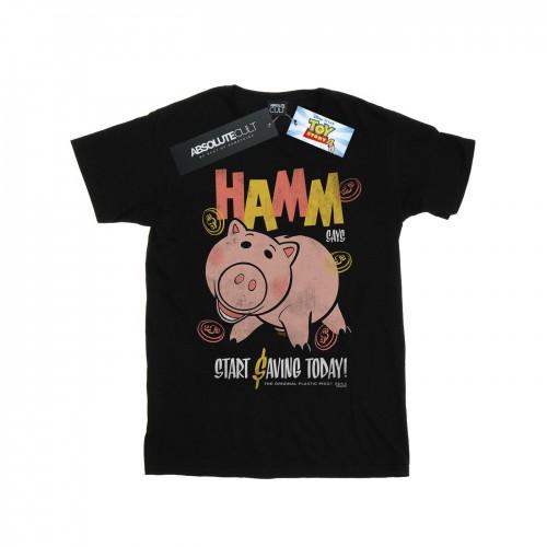 Disney Womens/Ladies Toy Story 4 Hamm The Piggy Bank Cotton Boyfriend T-Shirt