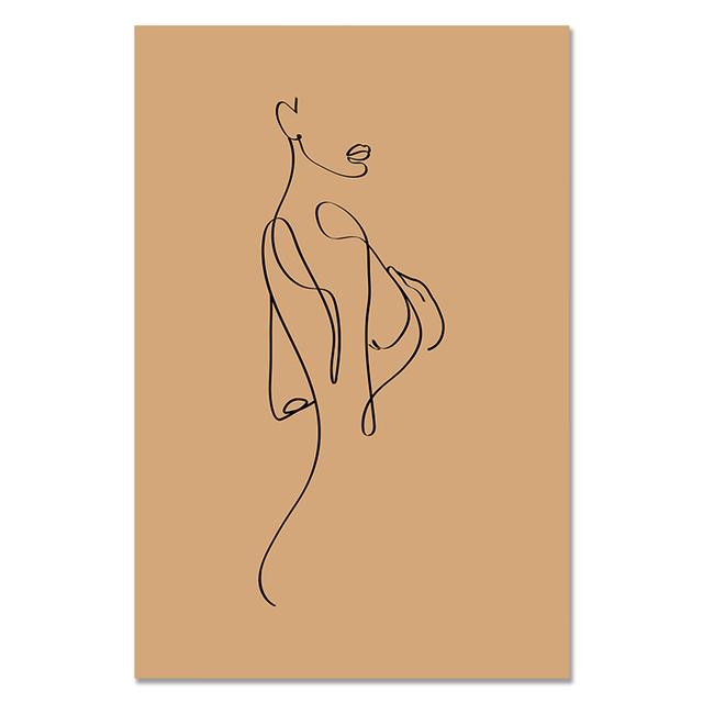 Абстрактный постер Солнце и Луна, сцена, холст, картина, листья растений, художественный принт, монстера, принты, настенные панно в стиле бохо для декора гостиной