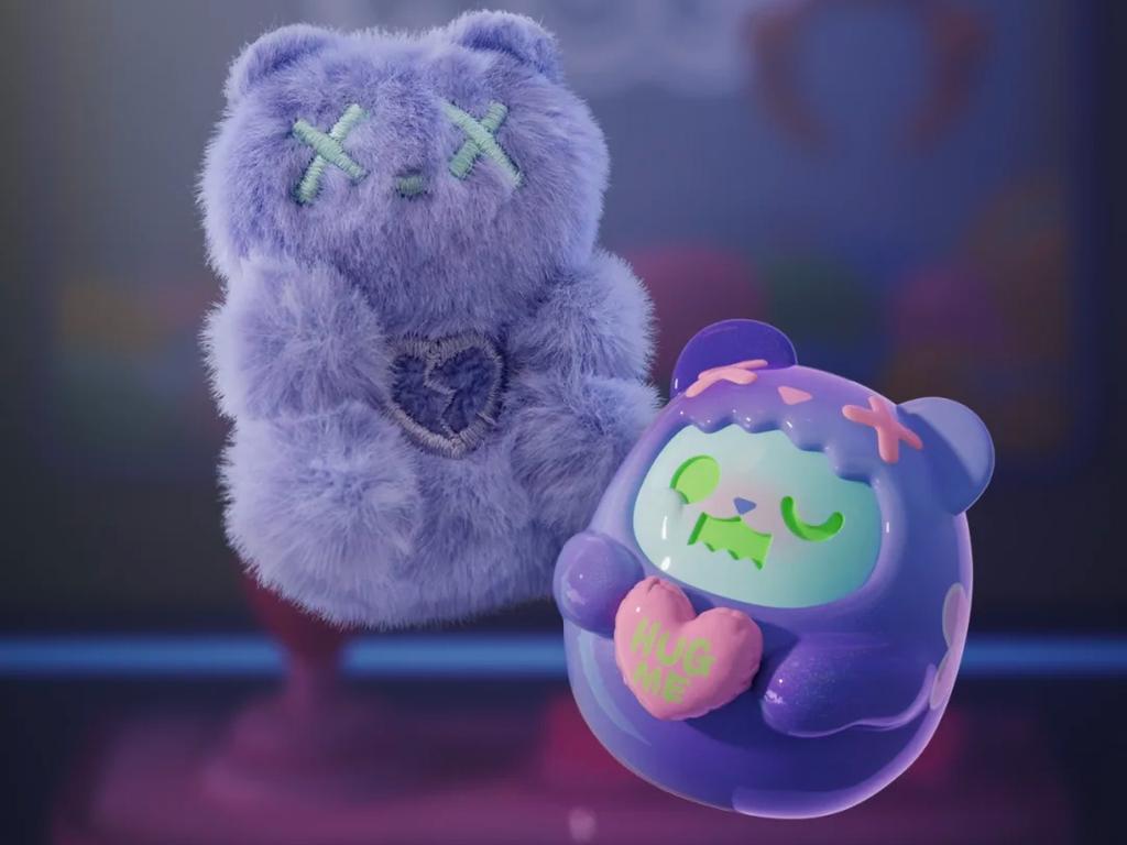 В наличии Поиск Единорога ShinWoo Серия Наклеек Любовь Мини Слепая Коробка Призрачный Медведь Модные Игровые Аксессуары Подарки