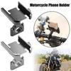 Motorcycle Bicycle Phone Holder Gps Bracket Cellphone Stand Moto Rearview Mirror Handlebar Mount Compatible