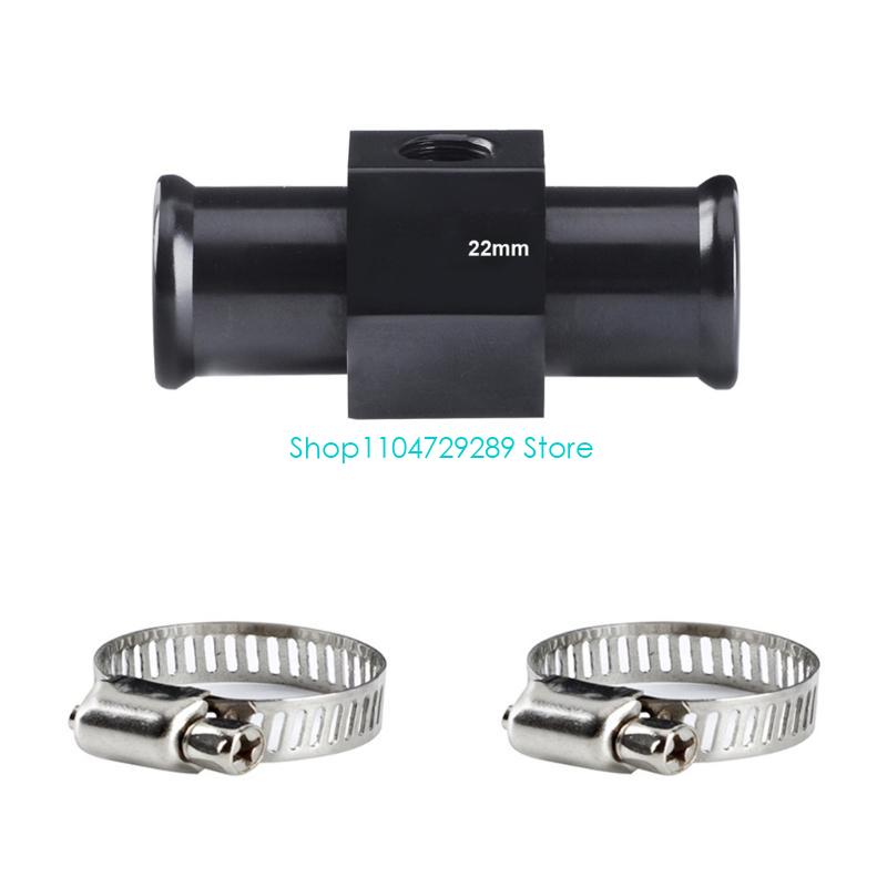 D8KE Water Temperature Meter Joint Pipe Radiator Adaptor Temp Gauge Joint