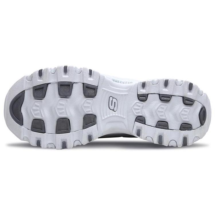 (WMNS) Skechers D lites Silver/White Women's 11979-WSL