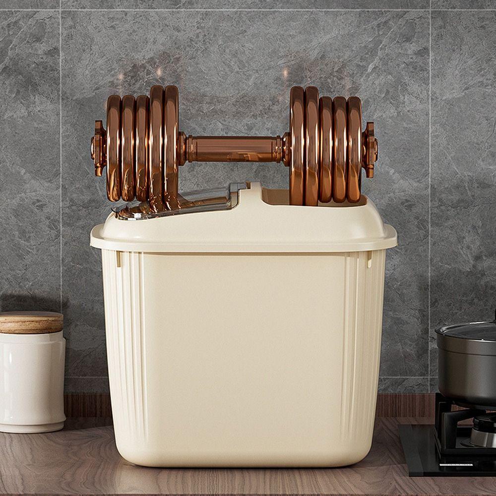 Влагонепроницаемый контейнер для хранения рисовых зерен, большой вместимости, контейнер для хлопьев, прочное ведро для риса