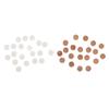 20pcs Cork Trumpet WaterKey Spit Valve Musical Instrument Bottom Piston Valve Cap for Trumpet Water Key Replacement