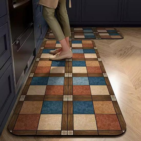 Новый нескользящий коврик для чая из диатомовой грязи в китайском стиле: Абсорбирующая, противоожоговая кухонная сливная и изоляционная прокладка