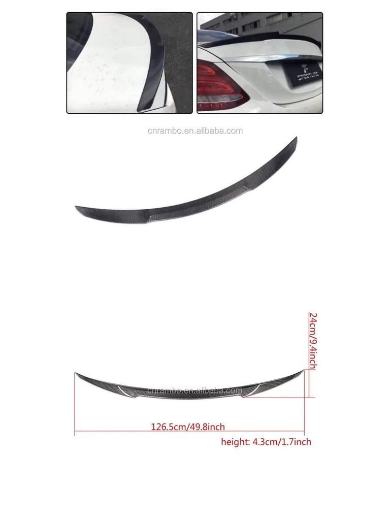 W205 C-Class Rear Spoiler for C180, C200, C250, C300, C350