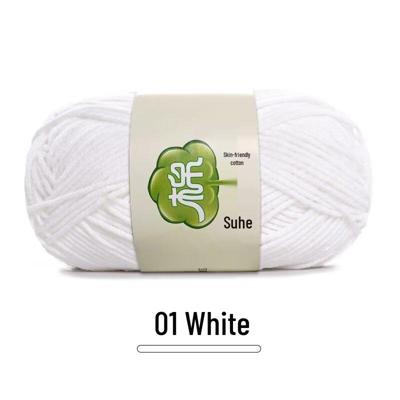 Набор пряжи из 5 нитей combed milk cotton для ручного вязания шарфов, средней толщины, материал для вязания пледов своими руками, вязания крючком.