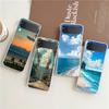 Прозрачный летний чехол для телефона Samsung Galaxy Z Flip 6 5 4 3, прозрачная жесткая складная крышка для Samsung Z Flip6 Flip5 Flip4