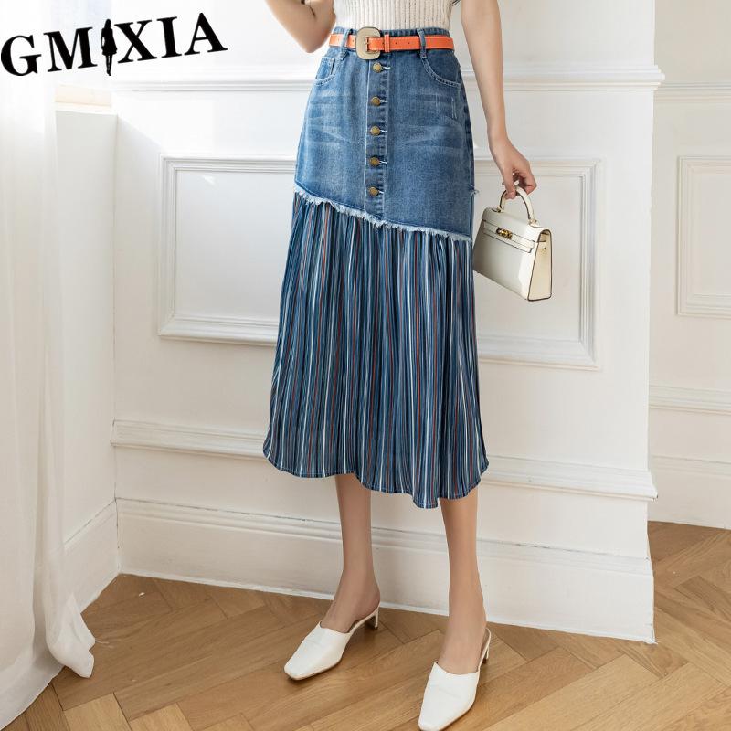 GMXIA Women's Fashion Casual Summer Spring Leisure Skirt