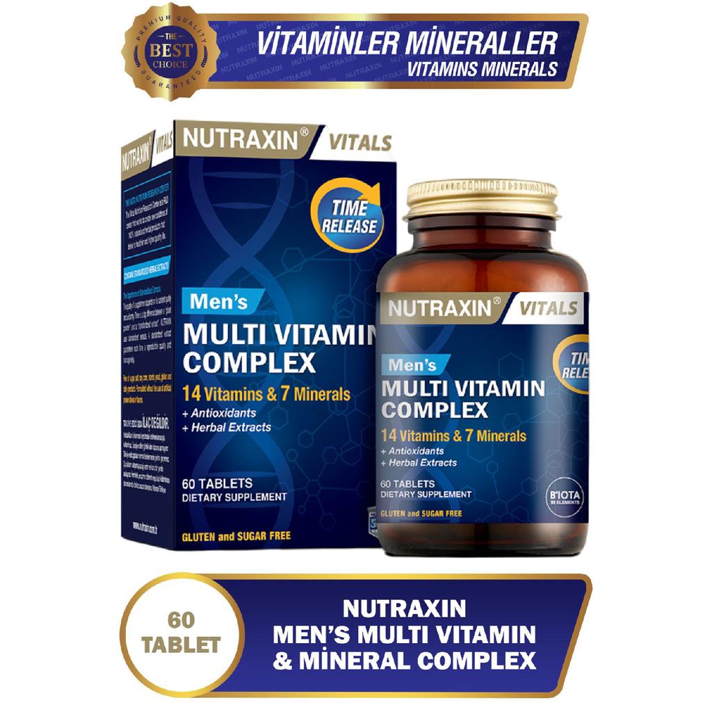 Мужской мультивитаминный и минеральный комплекс, 60 таблеток - (Специальная формула для мужчин)