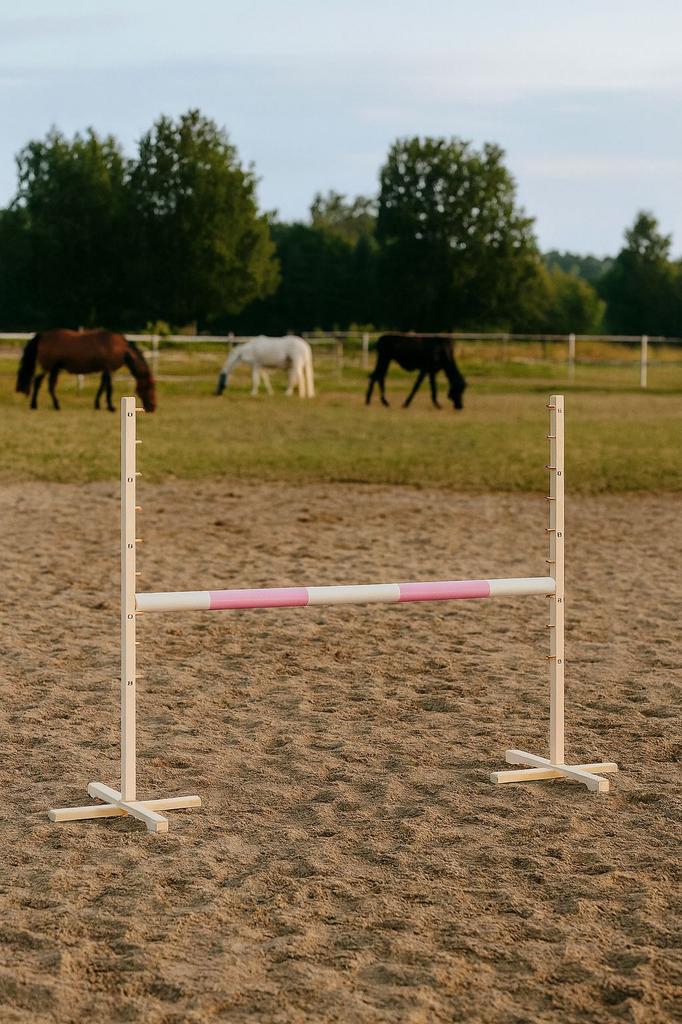 Przeszkoda Skokowa Do Hobby Horse 120Cm, Belka Jasny Róż