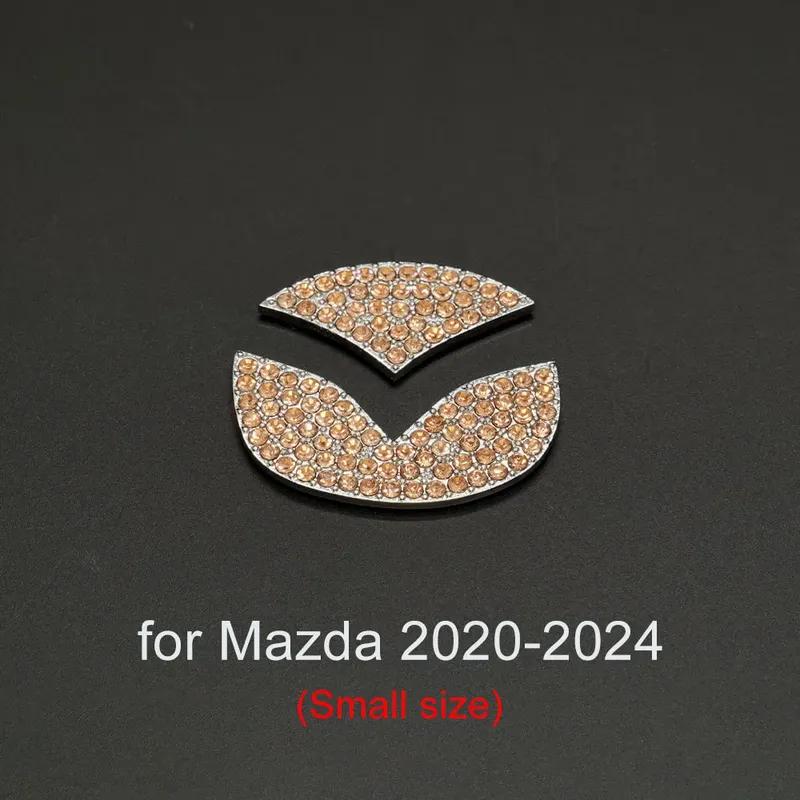 Наклейка-эмблема на руль автомобиля Bling для Mazda