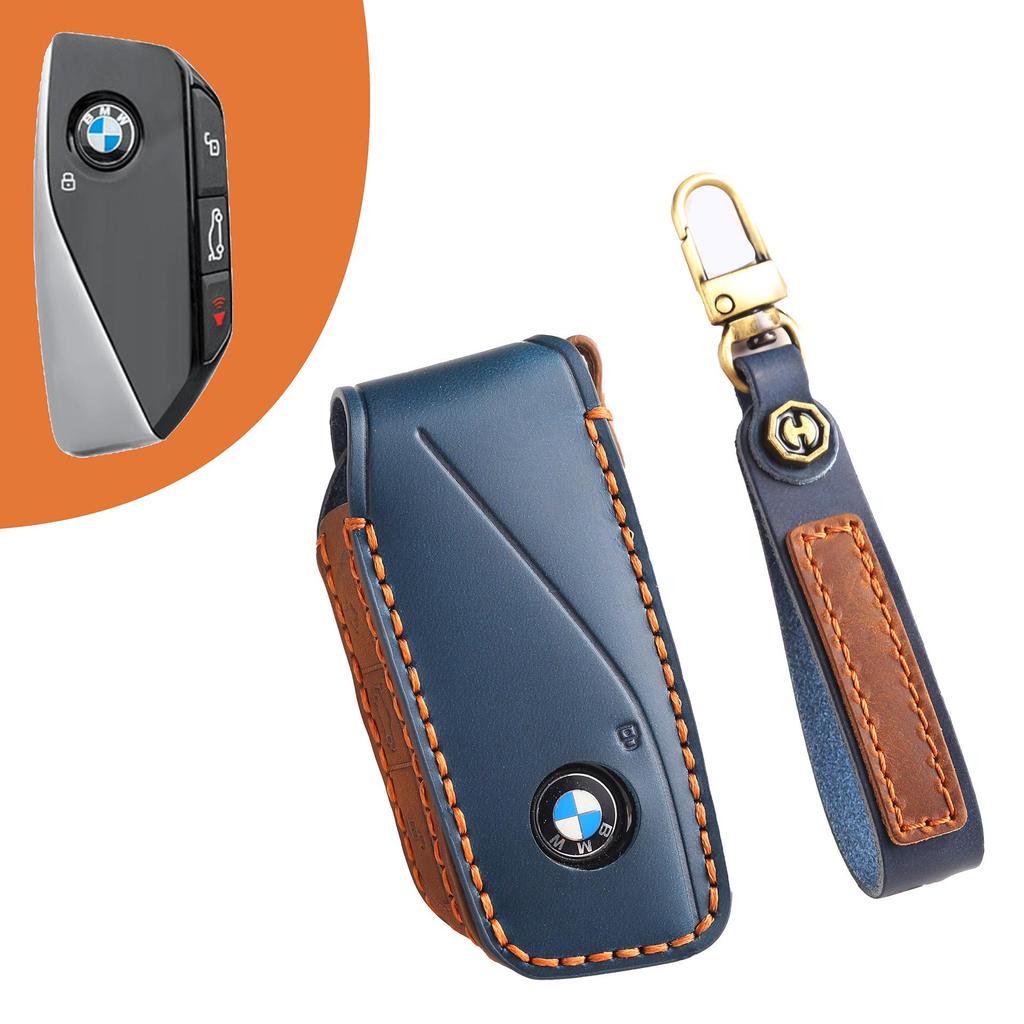Чехол для ключа BMW из натуральной кожи премиум-класса для мужчин