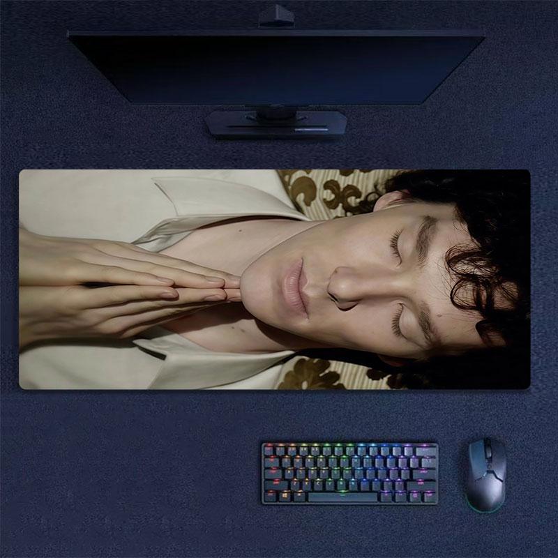 Sherlock Mouse Pad, Large Gaming Desk Mat, Non-slip XXL Mousepad for Laptop & Tablet, Mini PC Playmat with Stitched Edges